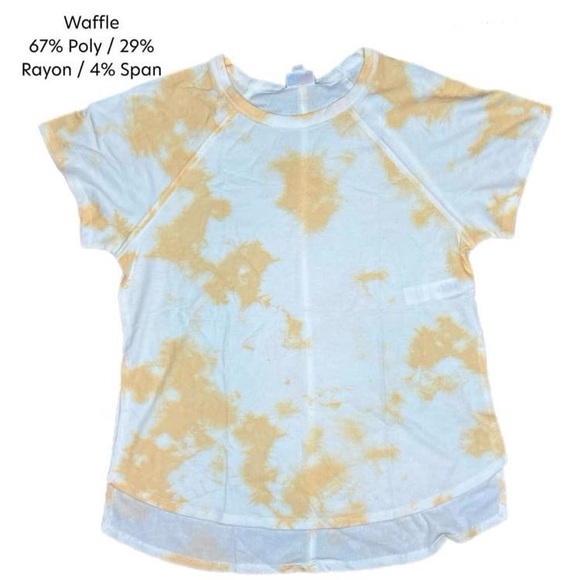 LulaRoe Melanie Short Sleeve Waffle Top - Medium - Picture 2 of 4